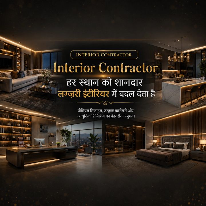 Interior Contractor 07 poster design