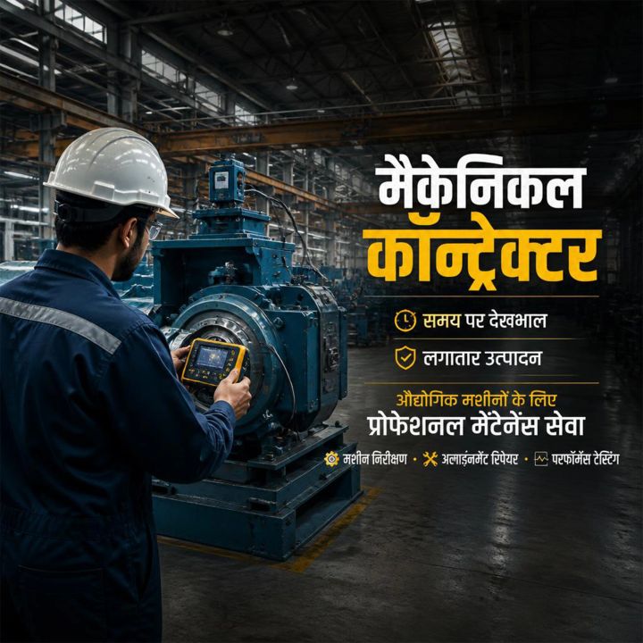 Mechanical Contractor 01 poster design