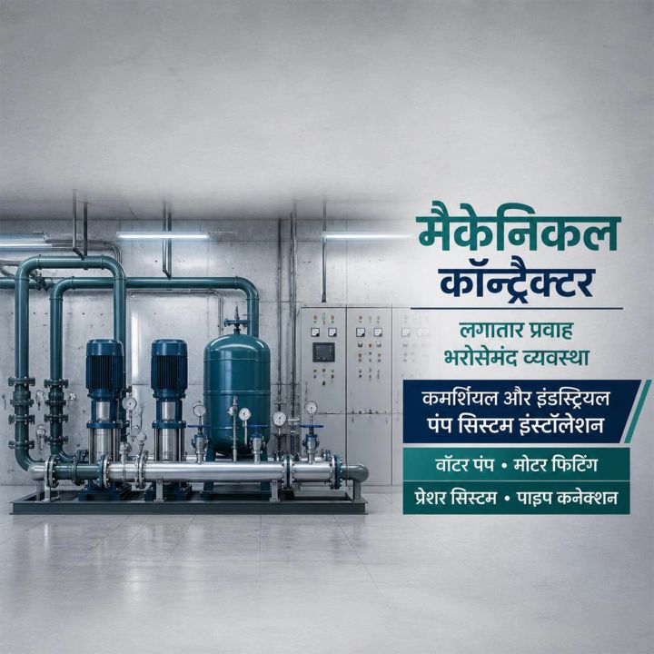 Mechanical Contractor 02 poster design