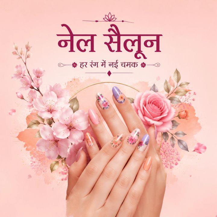 Nail Salon 02 poster design