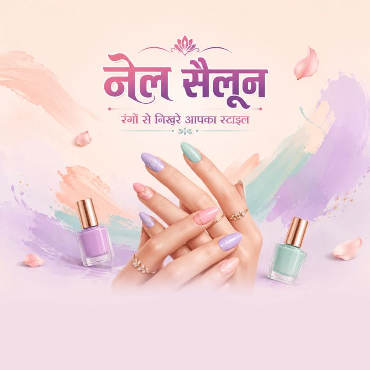 Nail Salon 06 poster design