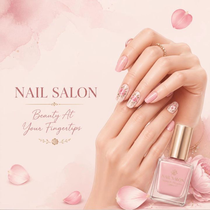 Nail Salon 08 poster design