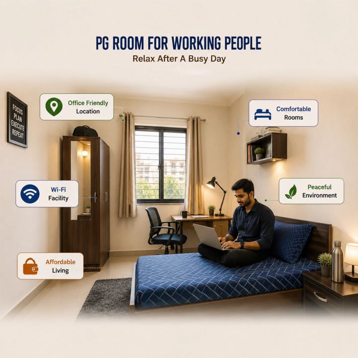 Paying Guest (PG) 10 poster design