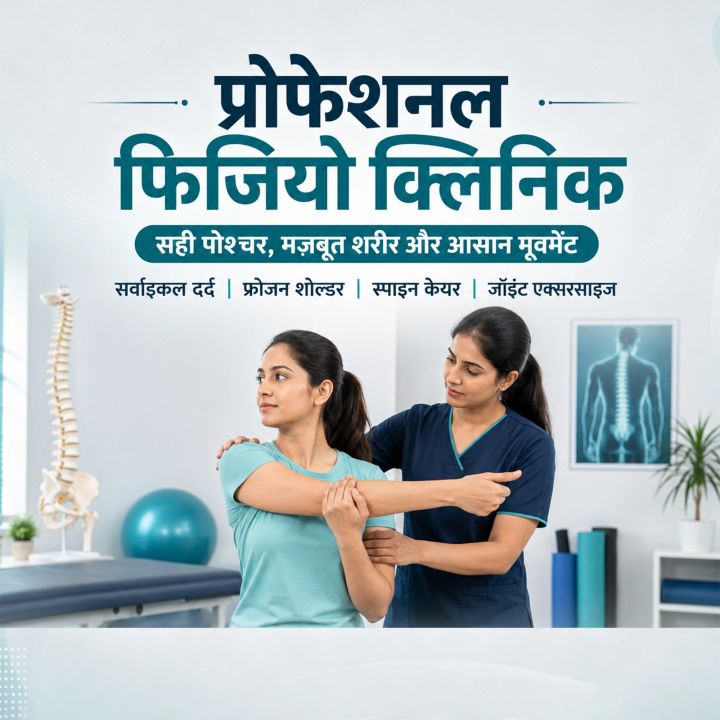 Physiotherapist 04 poster design