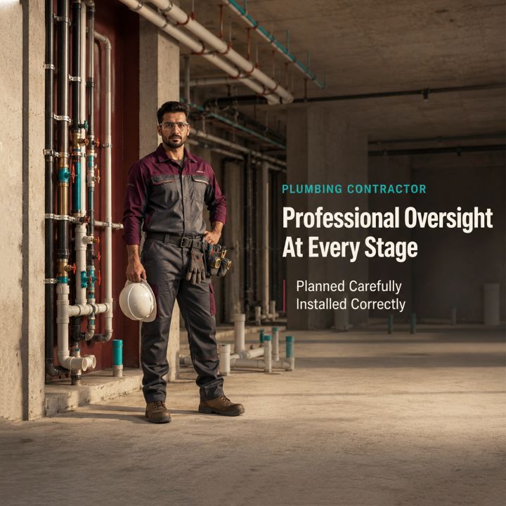 Plumbing Contractor 01 poster design