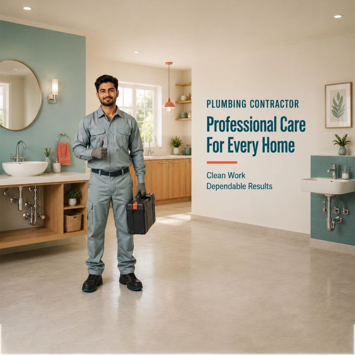 Plumbing Contractor 03 poster design