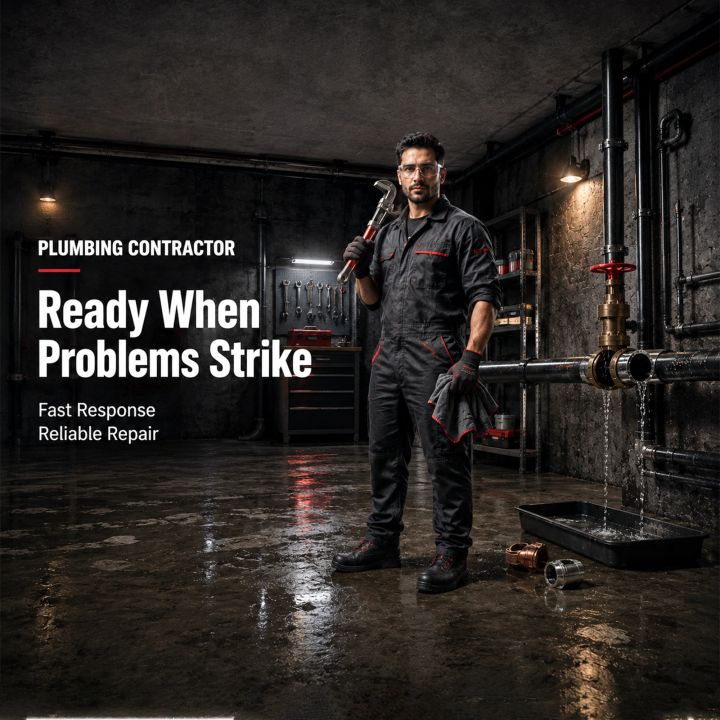 Plumbing Contractor 04 poster design