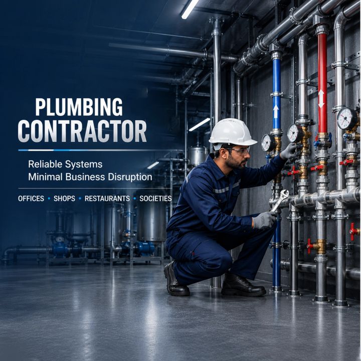Plumbing Contractor 10 poster design
