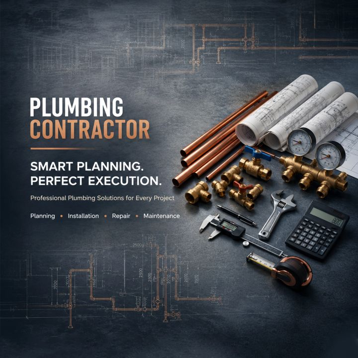 Plumbing Contractor 11 poster design