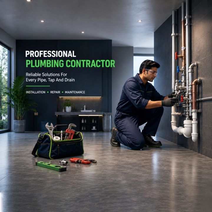 Plumbing Contractor 13 poster design