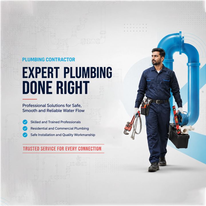 Plumbing Contractor 15 poster design