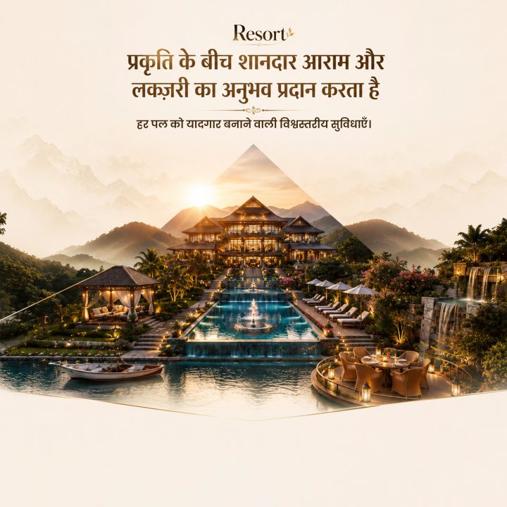 Resort 02 poster design