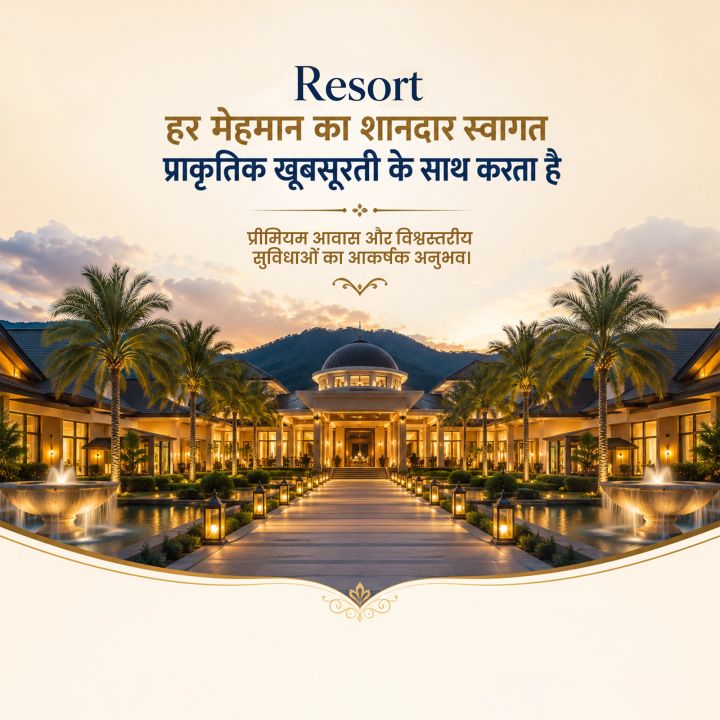 Resort 03 poster design