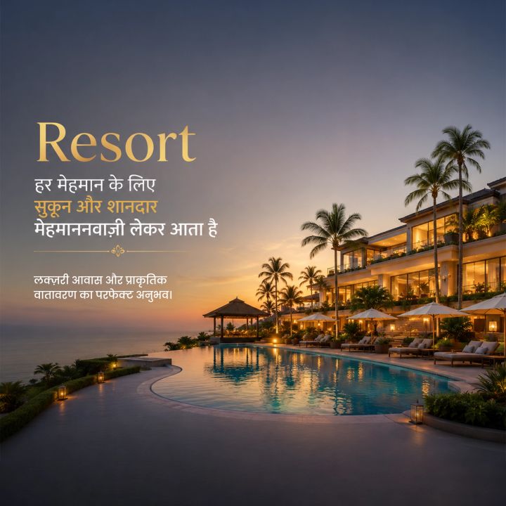 Resort 04 poster design