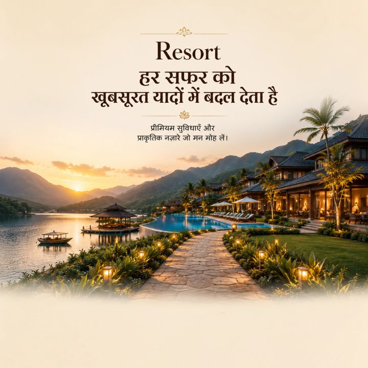 Resort 05 poster design