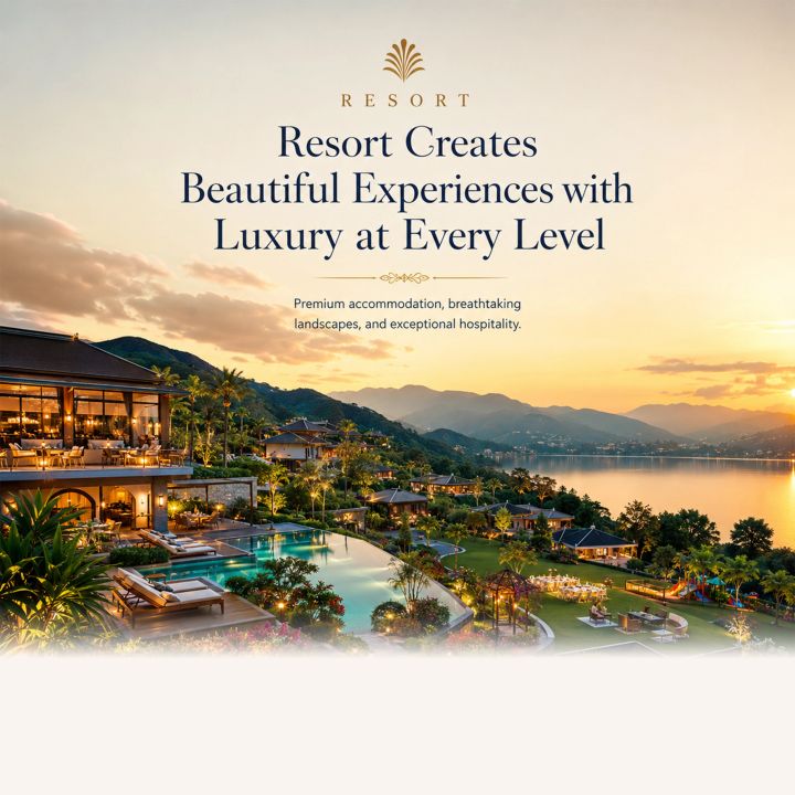 Resort 07 poster design