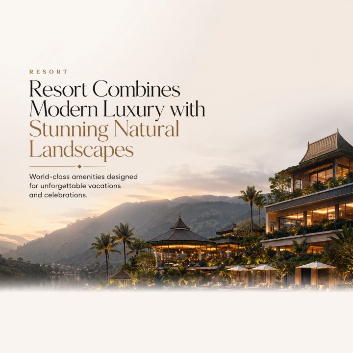 Resort 10 poster design