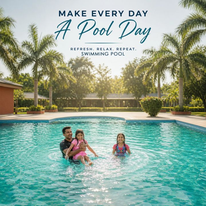 Swimming Pool 12 poster design