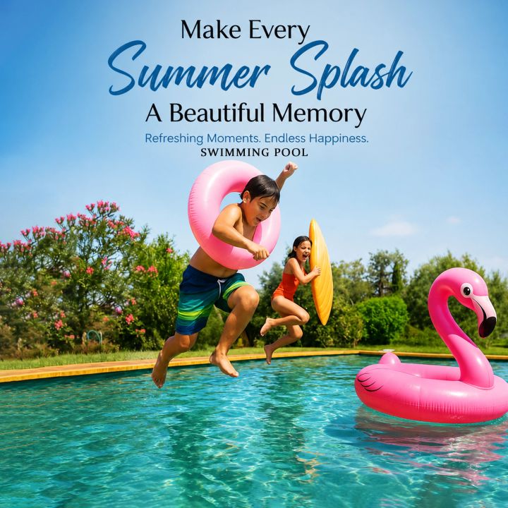 Swimming Pool 14 poster design