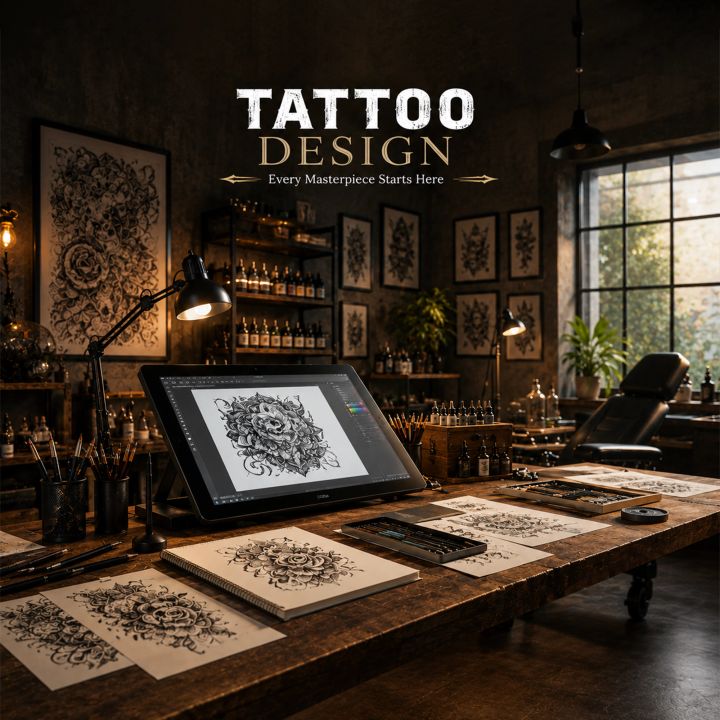 Tattoo Studio 02 poster design