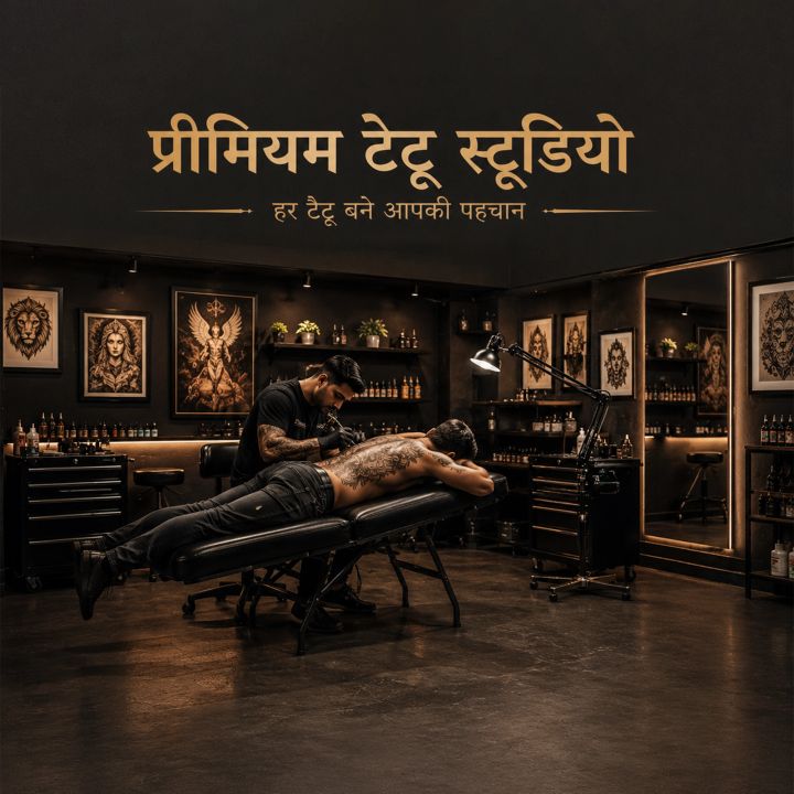 Tattoo Studio 18 poster design