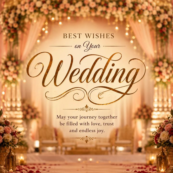 Wishes Message 02 poster design