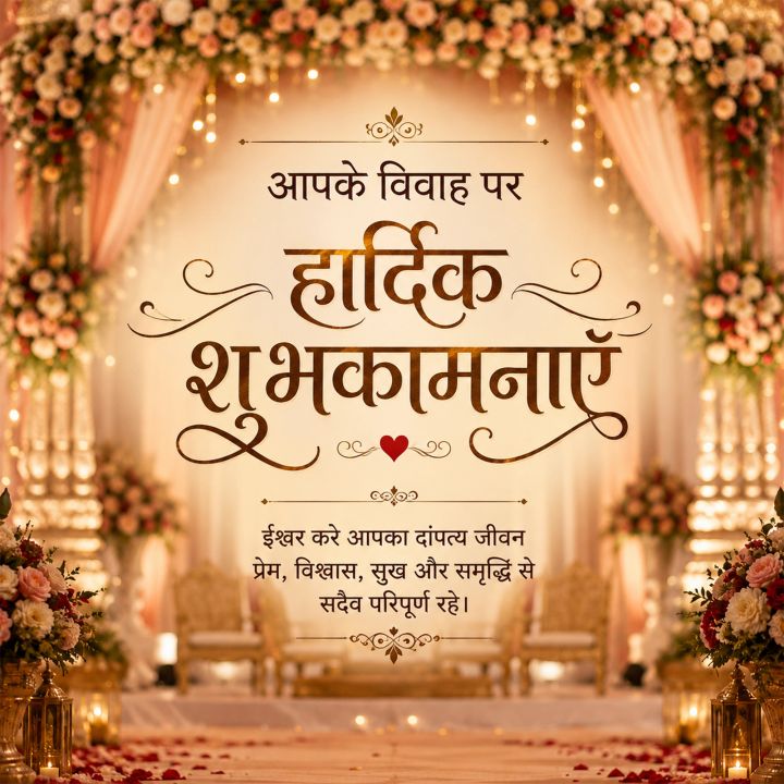 Wishes Message 16 poster design