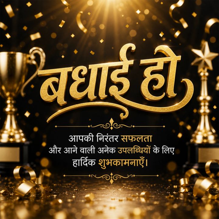 Wishes Message 17 poster design