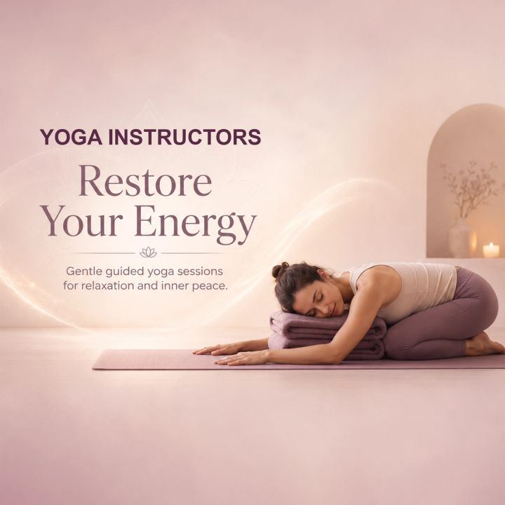 Yoga Instructor 02 poster design