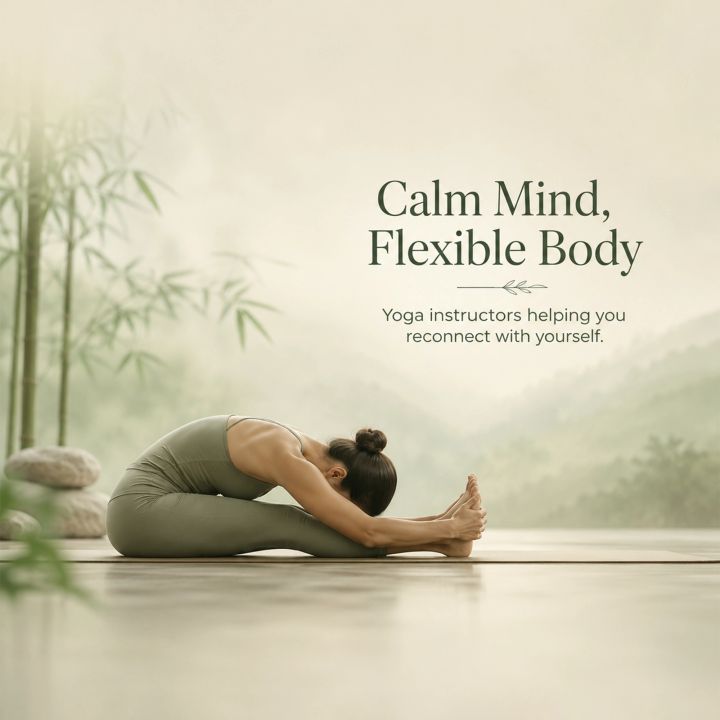 Yoga Instructor 04 poster design