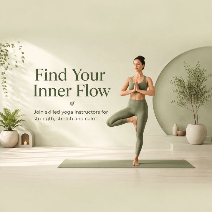 Yoga Instructor 07 poster design