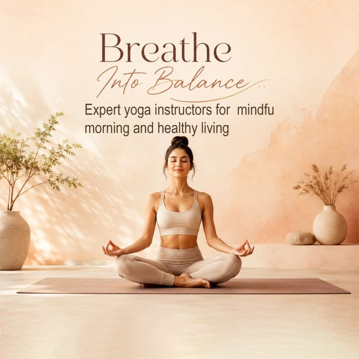 Yoga Instructor 10 poster design