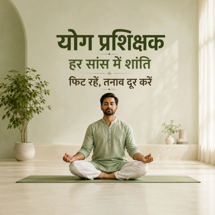 Yoga Instructor 17 poster design