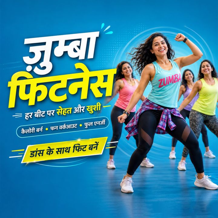 Zumba / Aerobics Classes 07 poster design