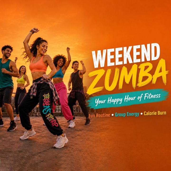 Zumba / Aerobics Classes 10 poster design