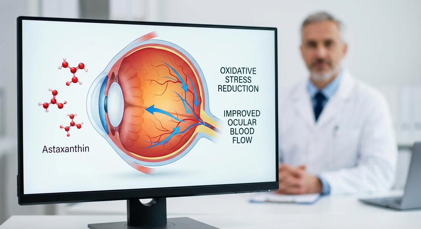 Astaxanthin for Oxidative Stress and Ocular Blood Flow