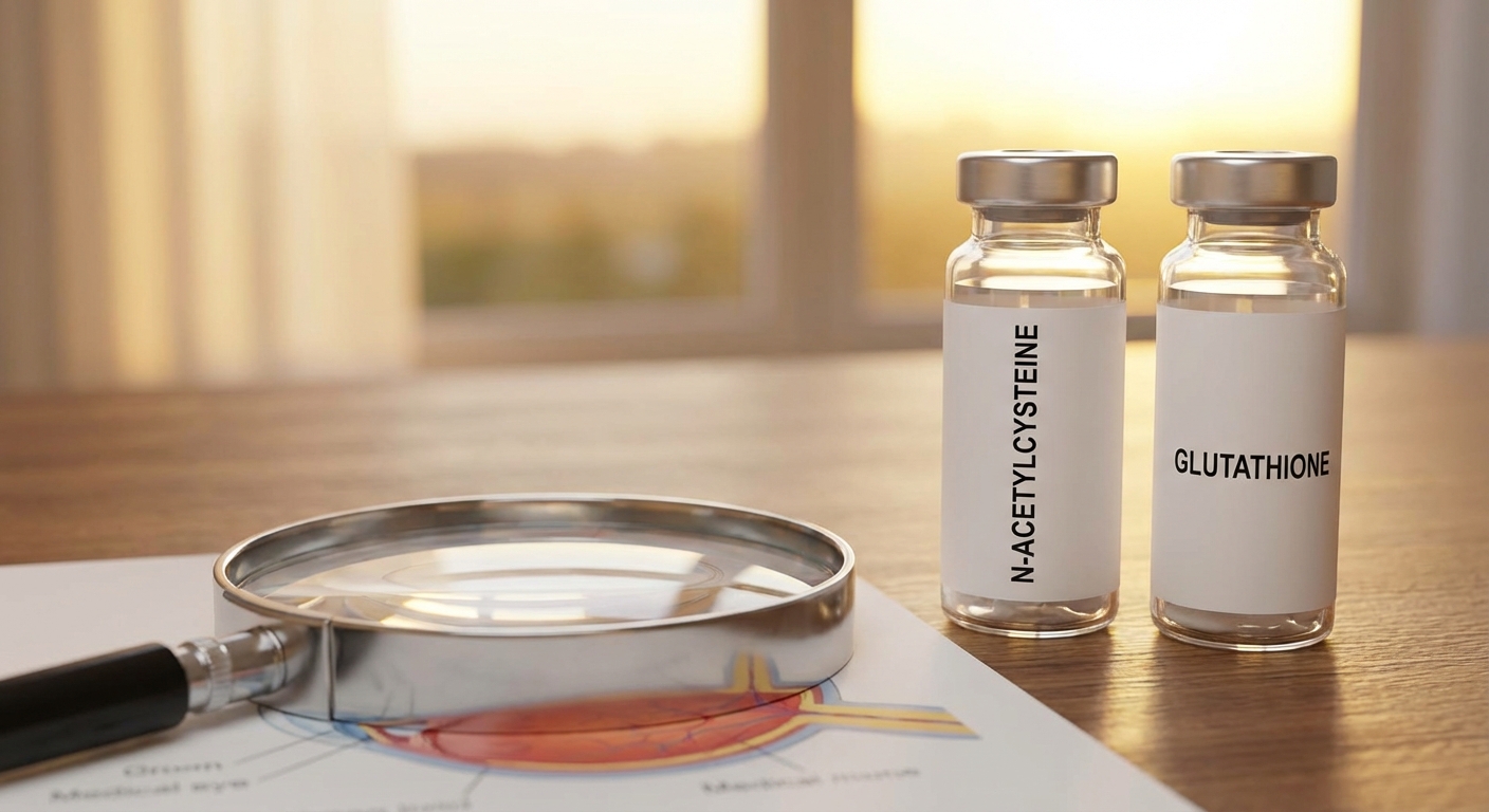 N-Acetylcysteine และ Glutathione: เสริมสร้างการป้องกันอนุมูลอิสระในดวงตาที่สูงวัย