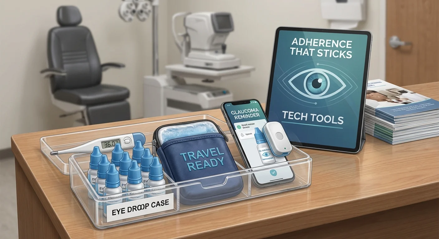 Tuân Thủ Điều Trị Hiệu Quả: Lưu Trữ, Du Lịch và Công Cụ Công Nghệ cho Thuốc Nhỏ Mắt Glaucoma