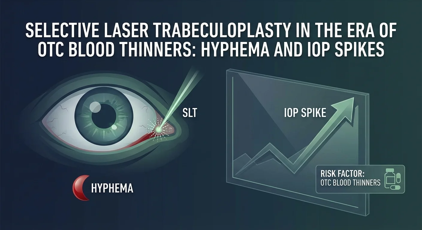 Cắt bè bằng Laser chọn lọc trong kỷ nguyên thuốc làm loãng máu OTC: Xuất huyết tiền phòng và Tăng áp lực nội nhãn đột ngột