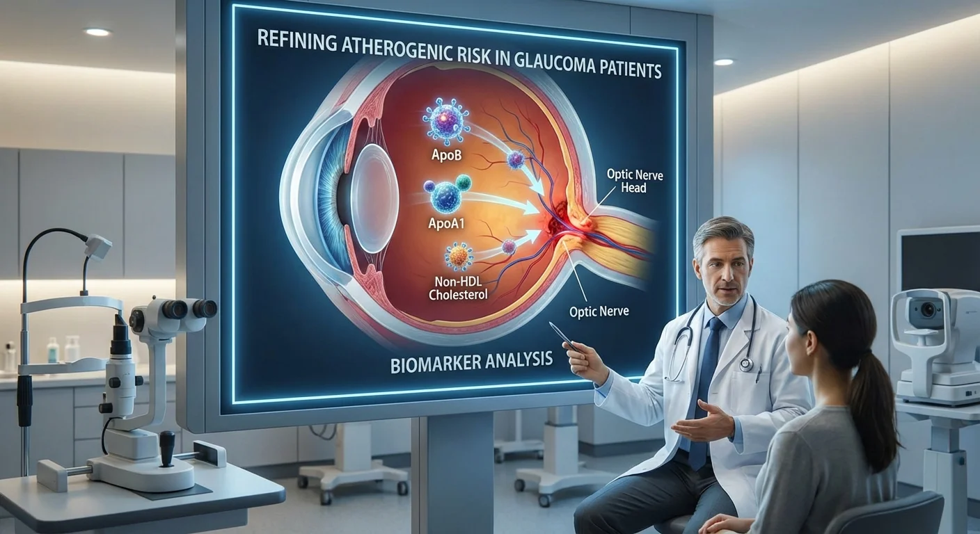 ApoB, ApoA1 ja mitte-HDL-kolesterool: aterogeense riski täpsustamine glaukoomipatsientidel