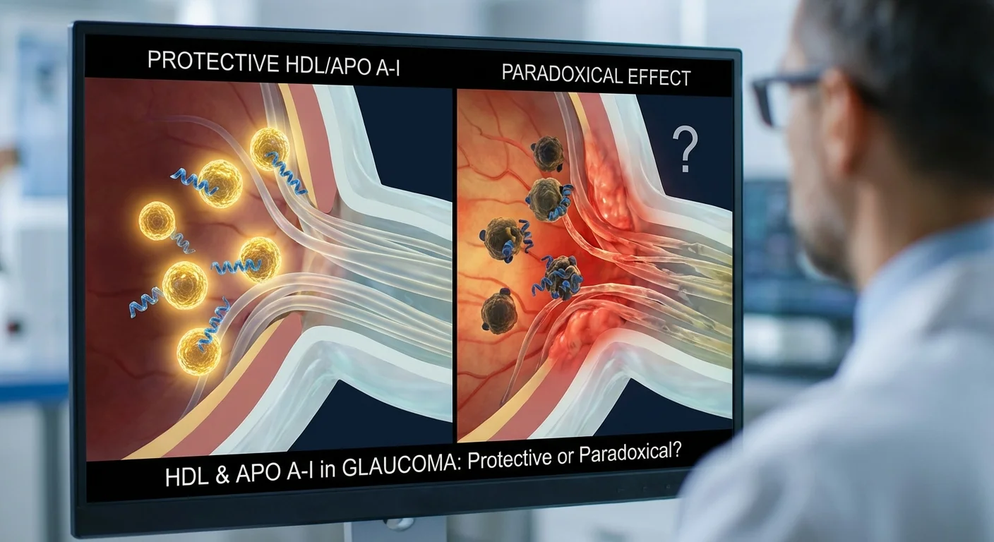 HDL cholesterol and apolipoprotein A-I: protective or paradoxical in glaucoma?