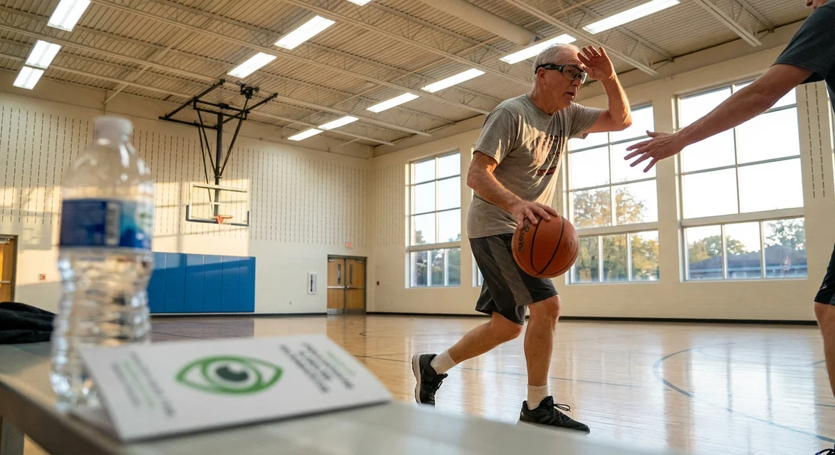 Krepšinis ir glaukoma: Dinamiškas kardio su kontakto ir akinimo aspektais