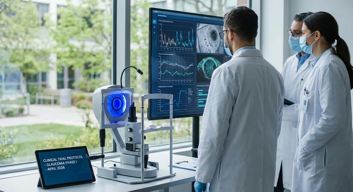 Терапевтичні механізми, які дебютують у клінічних випробуваннях глаукоми у квітні 2026 року