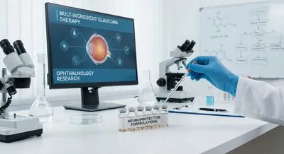 Utforming av flerkomponent nevrobeskyttende formuleringer mot glaukom