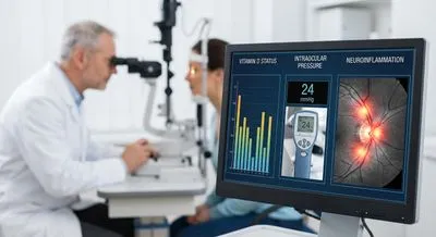 Statut en vitamine D, pression intraoculaire et neuroinflammation