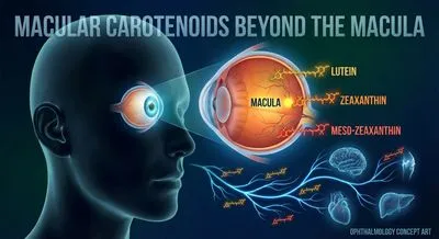Makulære Carotenoider (Lutein, Zeaxanthin, Meso-zeaxanthin) Udover Makula