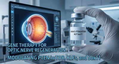 Генная терапия для регенерации зрительного нерва: модуляция PTEN/mTOR, KLF и Sox11