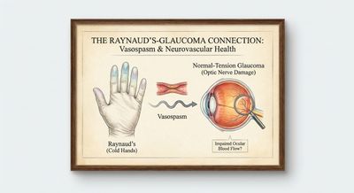 Vasospasmi, kylmät kädet ja normaalipaineinen glaukooma: Raynaud'n yhteys