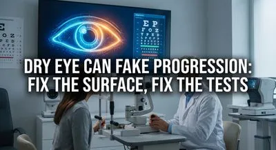 Dry Eye Can Fake Progression: Fix the Surface, Fix the Tests