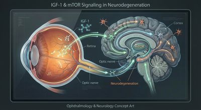IGF-1, mTOR Signaling, and Neurodegeneration Across Eye and Brain